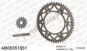 AFAM 390AB06351851 chain kit chain kit, alu ab - Bottom side