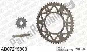 AFAM 390AB07215800 chain kit chain kit, alu ab - Bottom side