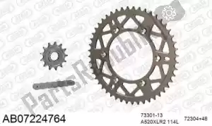AFAM 390AB07224764 chain kit chain kit, alu ab - Bottom side
