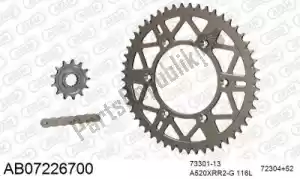 AFAM 390AB07226700 chain kit chain kit, alu ab - Bottom side