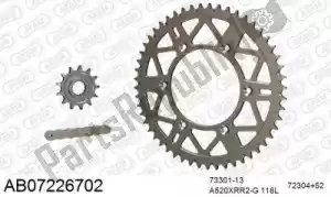 AFAM 390AB07226702 chain kit chain kit, alu ab - Bottom side