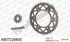 AFAM 390AB07226800 chain kit chain kit, alu ab - Bottom side