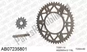 AFAM 390AB07235801 chain kit chain kit, alu ab - Bottom side