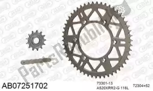 AFAM 390AB07251702 chain kit chain kit, alu ab - Bottom side