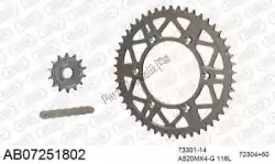 Here you can order the chain kit chain kit, alu ab from Afam, with part number 390AB07251802: