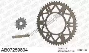 AFAM 390AB07259804 chain kit chain kit, alu ab - Bottom side