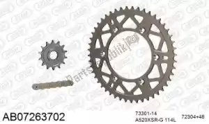 AFAM 390AB07263702 chain kit chain kit, alu ab - Bottom side