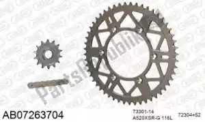AFAM 390AB07263704 chain kit chain kit, alu ab - Bottom side