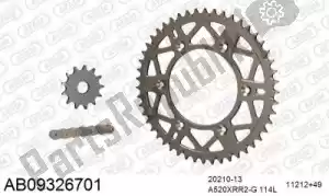 AFAM 390AB09326701 chain kit chain kit, alu ab - Bottom side
