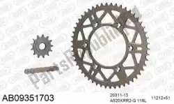 Here you can order the chain kit chain kit, alu ab from Afam, with part number 390AB09351703: