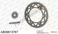 390AB09613767, Afam, Kit de cadena kit de cadena, alu ab    , Nuevo