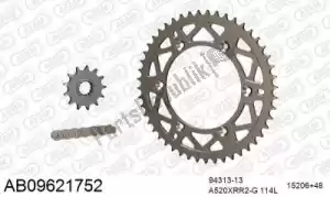AFAM 390AB09621752 chain kit chain kit, alu ab - Bottom side