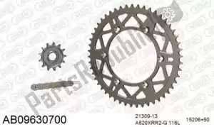 AFAM 390AB09630700 chain kit chain kit, alu ab - Bottom side