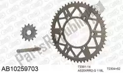 Here you can order the chain kit chain kit, alu ab from Afam, with part number 390AB10259703: