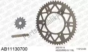 AFAM 390AB11130700 chain kit chain kit, alu ab - Bottom side