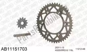 AFAM 390AB11151703 chain kit chain kit, alu ab - Bottom side