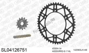 AFAM 390SL04126751 chain kit chain kit, steel slk - Bottom side