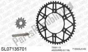 AFAM 390SL07135701 ketting kit chainkit, steel slk - Onderkant