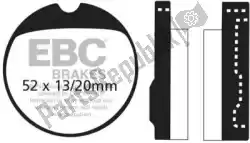 Here you can order the brake pad fa 13v semi sintered brake pads from EBC, with part number EBCFA013V: