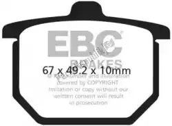 Qui puoi ordinare pastiglie freno fa 30v pastiglie freno semi sinterizzate da EBC , con numero parte EBCFA030V: