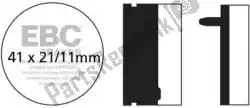 Here you can order the brake pad fa040 organic brake pads from EBC, with part number EBCFA040: