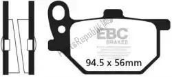 remblok fa 41v semi sintered brake pads van EBC, met onderdeel nummer EBCFA041V, bestel je hier online: