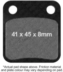 Here you can order the brake pad sfa054 organic scooter brake pads from EBC, with part number EBCSFA054: