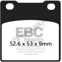 EBCFA063, EBC, Brake pad fa063 organic brake pads    , New
