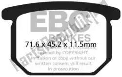 Here you can order the brake pad fa065 organic brake pads from EBC, with part number EBCFA065: