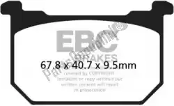 remblok fa 68v semi sintered brake pads van EBC, met onderdeel nummer EBCFA068V, bestel je hier online: