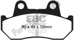 remblok fa069 organic brake pads van EBC, met onderdeel nummer EBCFA069, bestel je hier online: