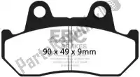 EBCFA0692V, EBC, Brake pad fa 69/2v semi sintered brake pads    , New