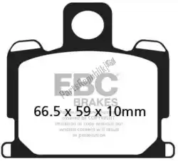 Here you can order the brake pad fa 70v semi sintered brake pads from EBC, with part number EBCFA070V: