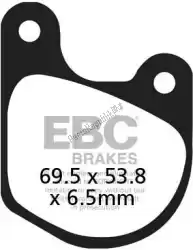 Here you can order the brake pad fa071 organic brake pads from EBC, with part number EBCFA071: