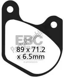 Here you can order the brake pad fa072 organic brake pads from EBC, with part number EBCFA072: