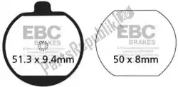 Here you can order the brake pad fa073 organic brake pads from EBC, with part number EBCFA073: