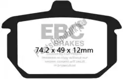 Here you can order the brake pad fa 78v semi sintered brake pads from EBC, with part number EBCFA078V: