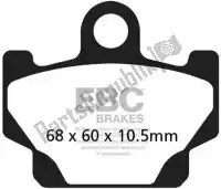 EBCFA081, EBC, Brake pad fa081 organic brake pads    , New
