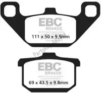 EBCFA085V, EBC, Brake pad fa 85v semi sintered brake pads    , New