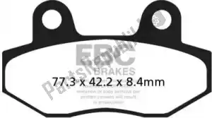 EBC EBCFA0862 klocek hamulcowy fa086/2 organiczne klocki hamulcowe - Dół