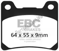 EBCFA088V, EBC, Brake pad fa 88v semi sintered brake pads    , New