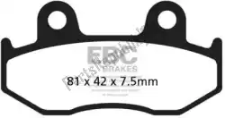 Qui puoi ordinare pastiglie freno fa092tt pastiglie freno organiche da EBC , con numero parte EBCFA092TT: