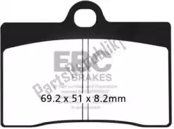 remblok fa 95v semi sintered brake pads van EBC, met onderdeel nummer EBCFA095V, bestel je hier online: