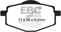 EBCMXS101, EBC, Plaquette de frein mx-s 101 plaquettes de frein frittées    , Nouveau