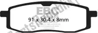 EBCFA105R, EBC, Pastilhas de freio fa105r pastilhas de freio sinterizadas    , Novo