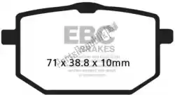 Here you can order the brake pad fa118 organic brake pads from EBC, with part number EBCFA118: