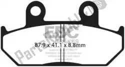Here you can order the brake pad fa124hh hh sintered sportbike brake pads from EBC, with part number EBCFA124HH: