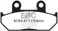 EBCFA1242, EBC, Remblok fa124/2 organic brake pads    , Nieuw