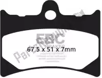 EBCFA126, EBC, Remblok fa126 organic brake pads    , Nieuw