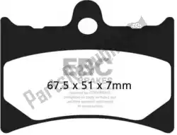 Here you can order the brake pad fa126r sintered r brake pads from EBC, with part number EBCFA126R: